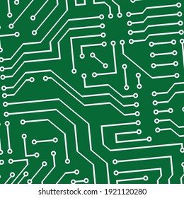 motherboard component background vector graphic