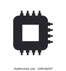 motherboard flat vector icon