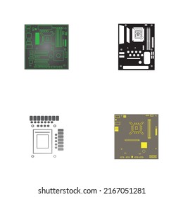 Motherboard High Resolution Logo design