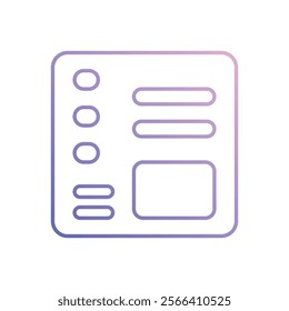 Motherboard icon. Computer hardware icon design. vector graphic