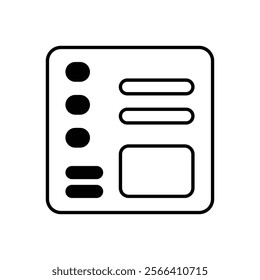 Motherboard icon. Computer hardware icon design. vector graphic