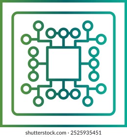 Motherboard icon design for personal commercial use