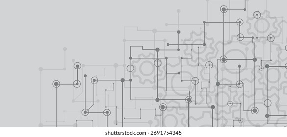 Diseño de textura de fondo de placa de circuito de tecnología de placa base. Concepto creativo del Anuncio de la IA para la tecnología de Internet. Placa madre digital. Concepto de tecnología futurista.
