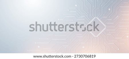 Motherboard technology circuit board background texture design. Creative idea AI banner concept for internet technology. Digital motherboard concept for poster, cover, banner, header, web template