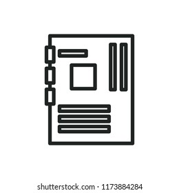 motherboard vector icon