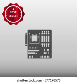 Motherboard Vector Icon Illustration