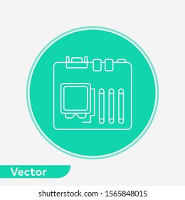 Motherboard vector icon sign symbol
