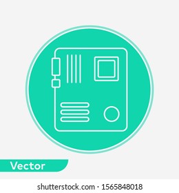 Motherboard vector icon sign symbol