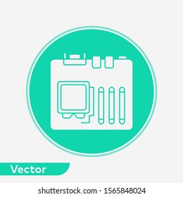 Motherboard vector icon sign symbol