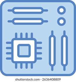 Motherboard vector icon stock illustration