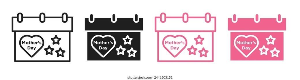 Motherhood Celebration Icon for Scheduling Mothers Day Events