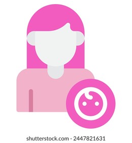 Motherhood Icon for web, app, infographic, etc