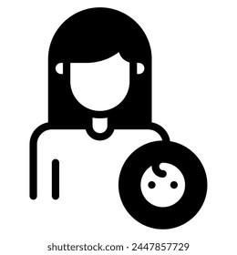Motherhood Icon for web, app, infographic, etc