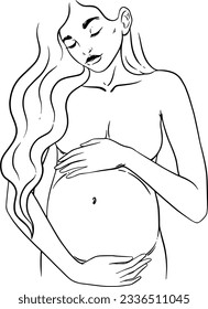 Motherhood line art, Mother Holding a Baby Print, Mother and Baby Wall Line Art, Minimal Nursery Line Art, Mother and Child Line Drawing