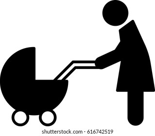 Motherhood mother care icon
