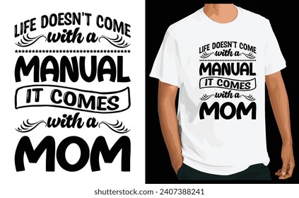 Mother's dat Typography T-shirt Design