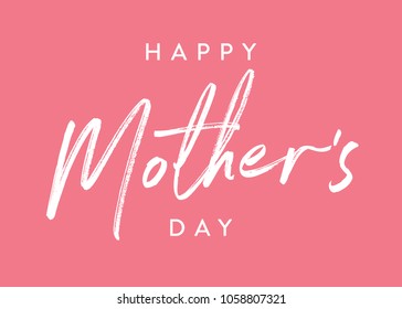 Mother's Day Appreciation, Mother's Day Background, Mom's Day, Mom's Love, Happy Mother's Day Text, Vector Text Background Illustration