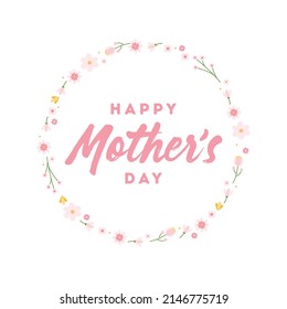 Mother's Day Background, Happy Mother's Day Background, Mother's Day Poster, Parent's Day, Vector Illustration Background