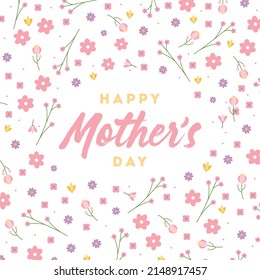 Mother's Day Background, Happy Mother's Day Background, Mother's Day Poster, Parent's Day, Mom Gift Card, Card For Mom, Vector Illustration Background