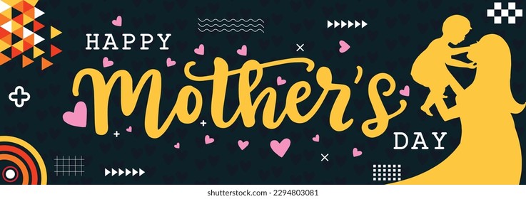 Mothers day background vector art 