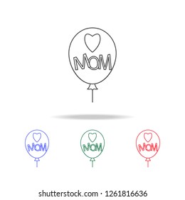 mother's day ball icon. Elements of mother day in multi colored icons. Premium quality graphic design icon. Simple icon for websites, web design, mobile app, info graphics