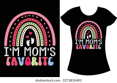Mother's Day Best retro groovy t shirt design. Mom t shirt design for gift. Mommy and Mom shirt. 