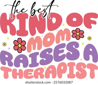 Mother's day best retro t shirt design