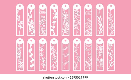 Mother's Day Bookmarks Paper Cut Mega Bundle.