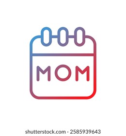 Mother's Day Calendar Reminder Celebration