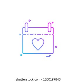 Mother's day calender icon design vector 