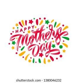 Mother's Day Calligraphy Background
