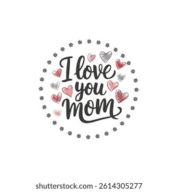 Mothers Day Card Design Elegant Typography and Floral Details
Greeting Card Typography for Mothers Day with Vintage Colors