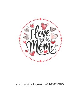 Mothers Day Card Design Elegant Typography and Floral Details
Greeting Card Typography for Mothers Day with Vintage Colors