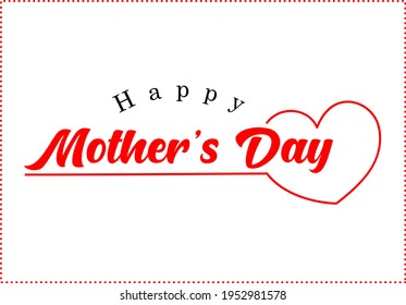 Mothers day card design. Vector illustration. Mothers day background design.