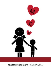 mother's day card for invitation, background, banners and others