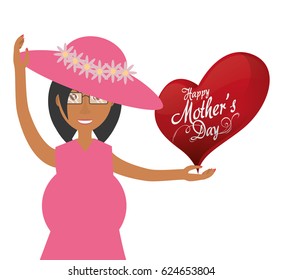 mothers day card mom pregnancy celebration