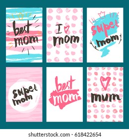 Mother's day cards set