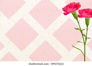 Mother's Day Carnation Spring background
