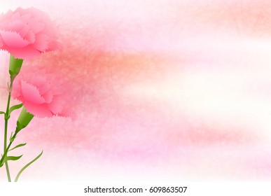 Mother's Day Carnation Spring background