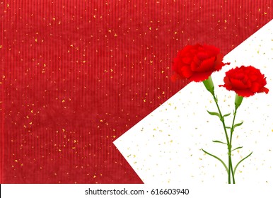 Mother's Day Carnation Spring background