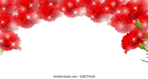 Mother's Day Carnation Spring background