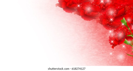 Mother's Day Carnation Spring background