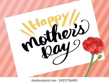 Mother's Day Carnation Vector POP