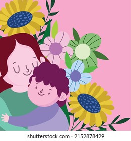 mothers day celebration card design