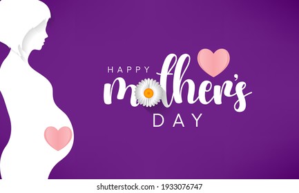 Mother's Day is a celebration honoring the mother of the family, as well as motherhood, maternal bonds, and the influence of mothers in society. It is held on the second Sunday of May. vector art.