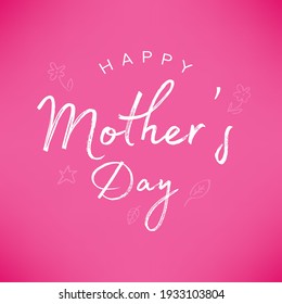 Mother's Day is a celebration honoring the mother of the family, as well as motherhood, maternal bonds, and the influence of mothers in society. It is held on the second Sunday of May. vector art.