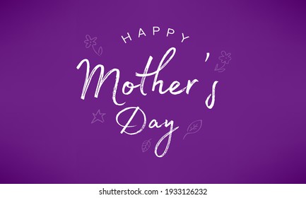 Mother's Day is a celebration honoring the mother of the family, as well as motherhood, maternal bonds, and the influence of mothers in society. It is held on the second Sunday of May. vector art.
