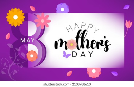 Mother's Day is a celebration honoring the mother of the family, as well as motherhood, maternal bonds, and the influence of mothers in society. It is held on the second Sunday of May. vector art