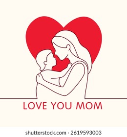 Mothers Day Celebration Vector Illustration Elegant Design Free Download 