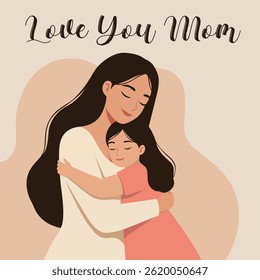 Mothers Day Celebration Vector Illustration Elegant Design Free Download